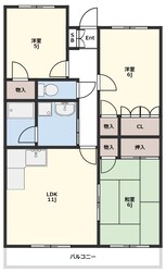 ヴィラ・アンソレイエ脇町の物件間取画像